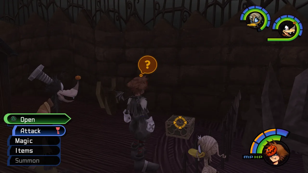 Halloween Town Cemetery By Striped Grave Chest
